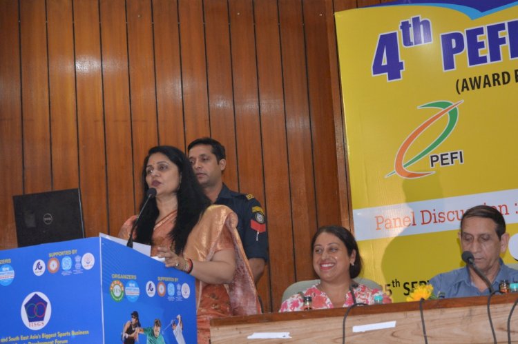 PEFI ने खेल जगत के दिग्गजों, शारीरिक शिक्षकों और संस्थाओं को किया सम्मानित,मुख्य अतिथि सांसद सुनिता दुग्गल ने कहा-शारीरिक शिक्षा को आगे बढ़ाना है, देश को खेल महाशक्ति बनाना है...।