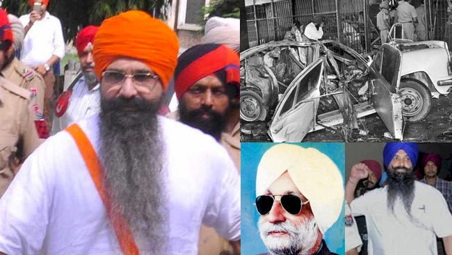 बलवंत सिंह राजोआना को मिला जीवनदान, गृह मंत्रालय ने मौत की सजा को उम्रकैद में बदला,पंजाब के पूर्व मुख्यमंत्री बेअंत सिंह की हत्या का है दोषी