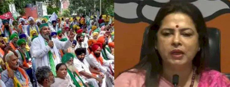 मोदी सरकार की मंत्री मीनाक्षी लेखी बोलीं- प्रदर्शन करने वाले किसान नहीं, मवाली हैं