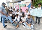 सुशासन बाबू! आखिर क्यों जूते पॉलिस करने को मजबूर हुए छात्र ?