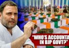 कांग्रेस नेता राहुल गांधी ने पुलवामा आतंकी हमले को लेकर खड़े किए सवाल,कहा-किसे हुआ फायदा? बीजेपी ने दिया करारा जवाब,लगाया राजनीति करने का आरोप
