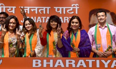 पश्चिम बंगाल में बीजेपी हुयी और मजबूत, 12 फिल्म और टीवी कलाकार भाजपा में शामिल 