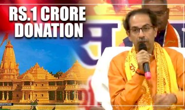 महाराष्ट्र के मुख्यमंत्री उद्धव ठाकरे ने अयोध्या में रामलला के किए दर्शन,मंदिर निर्माण के लिए 1 करोड़ रुपये दान देने का किया ऐलान,उत्तर प्रदेश सरकार से मांगी जमीन