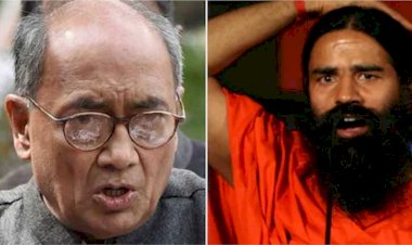 दिग्विजय सिंह ने बाबा रामदेव को बताया भाजपा का एजेंट, याद दिलाए कांग्रेस के अहसान