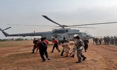 त्रिकूट पहाड़ रोपवे हादसा : एयरलिफ्ट के दौरान एक महिला गिरी, लाया गया सदर हॉस्पिटल