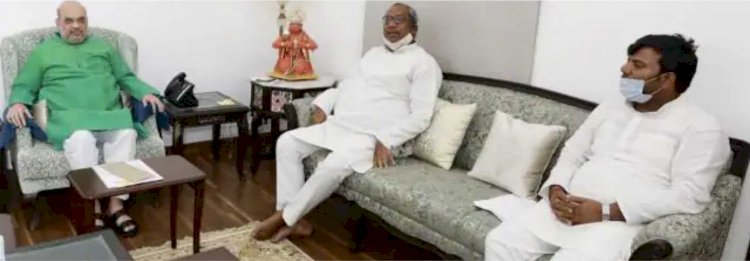 निषाद पार्टी की मांग क्या पूरी करेगी बीजेपी ? आज दोबारा अमित शाह से मिलेंगे संजय